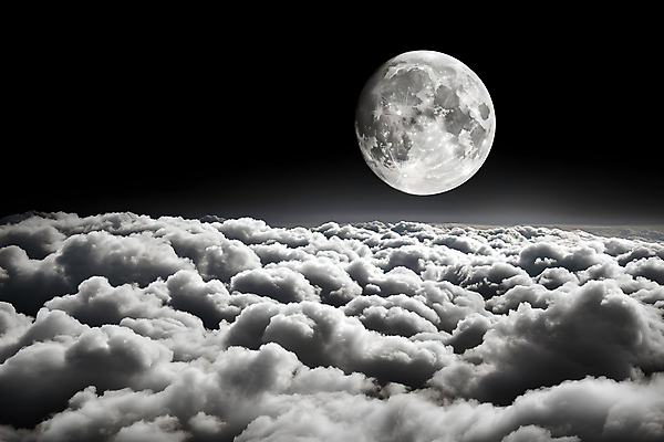JPG 구름 편집이미지 밤하늘 흑백 풍경 사람없음 야외 보름달 편집실사 AI컴퓨터그래픽 AI콘텐츠 자연요소 하늘 촬영기법 달 야간 CG 파일형식