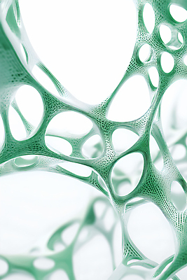 JPG 편집이미지 의학 뼈 사람없음 구멍 골다공증 민트색 골밀도 편집실사 AI컴퓨터그래픽 AI콘텐츠 컬러 질병 CG 파일형식