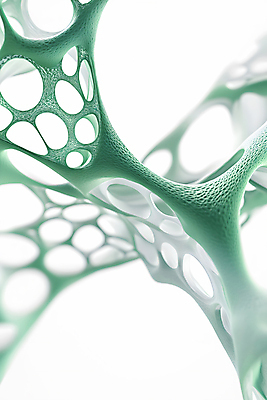 JPG 편집이미지 의학 뼈 사람없음 구멍 골다공증 민트색 골밀도 편집실사 AI컴퓨터그래픽 AI콘텐츠 컬러 질병 CG 파일형식