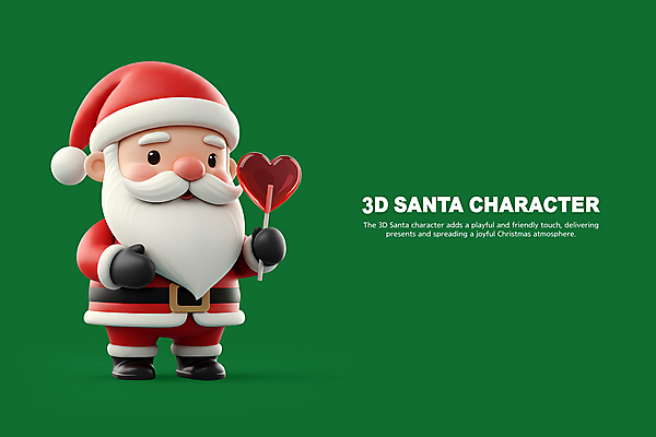 전신 PSD 편집이미지 노년 남자 크리스마스 수염 사탕 한명 초록색 산타클로스 3D 귀여움 하트 노인남자한명만 편집3D 모양 1 기념일 컬러 컨셉 디저트 사람 성인 디지털합성 남자한명만 노인남자만 파일형식