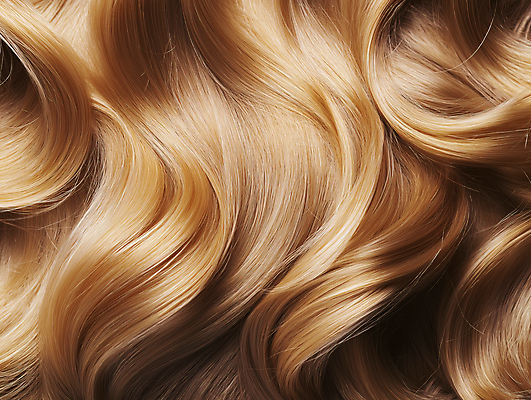 JPG 편집이미지 사람없음 빛 금발 갈색 머리카락 질감 웨이브 부드러움 편집실사 AI포토 AI콘텐츠 헤어스타일 컬러 머리 감각 CG 파일형식