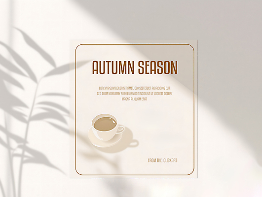 PSD 식물 편집이미지 커피 그림자 사람없음 가을 메시지 커피잔 감성 이미지편집 계절 음료 컨셉 잔 파일형식