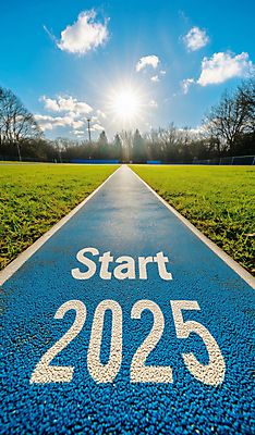 JPG 편집이미지 포스터 스포츠 새출발 새해 사람없음 초록색 파란색 도전 목표 시작 출발 기회 트랙 START 목표설정 출발선 을사년 편집실사 AI포토 AI콘텐츠 컬러 컨셉 새로움 CG 파일형식 2025년