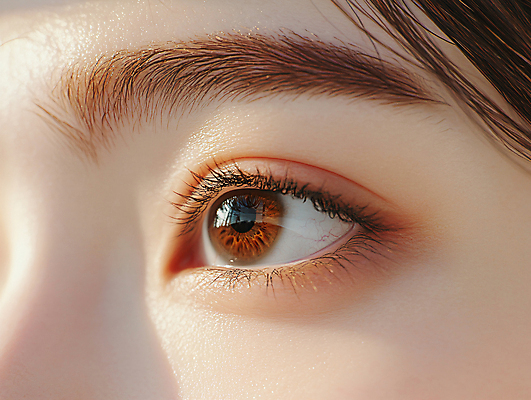 JPG 편집이미지 여자 얼굴 한명 근접촬영 성인 앞모습 화장 뷰티 가을 디지털합성 눈화장 안구 의료성형뷰티 성인여자한명만 편집실사 AI인물포토 AI콘텐츠 1 계절 뷰포인트 사람 신체부위 CG 여자한명만 성인여자만 파일형식 AI포토