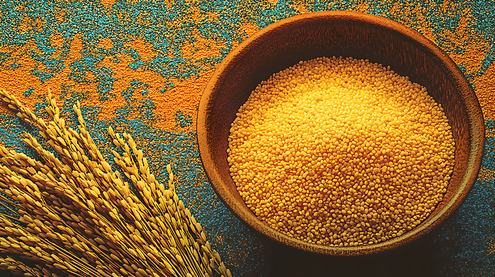 JPG 편집이미지 그릇 사람없음 주황색 벼 쌀 가을 담기 편집실사 AI포토 AI콘텐츠 식기 계절 컬러 모션 곡류 CG 파일형식