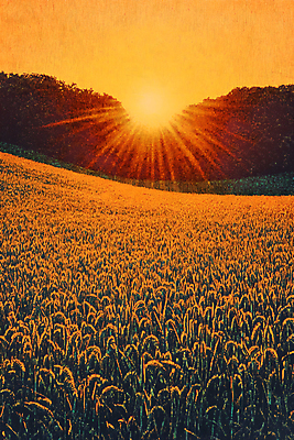 JPG 나무 편집이미지 자연 초원 사람없음 햇빛 노을 주황색 가을 숲 편집실사 AI컴퓨터그래픽 AI콘텐츠 자연요소 식물 계절 컬러 태양 CG 생태계 파일형식