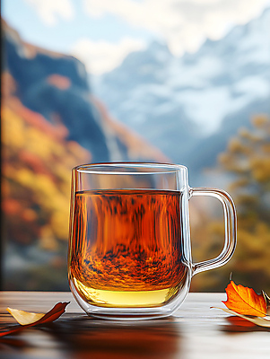 JPG 나무 편집이미지 음료 낙엽 탁자 휴식 건강 사람없음 가을 차 편안함 찻잔 편집실사 AI포토 AI콘텐츠 식물 계절 가구 컨셉 잎 잔 감각 CG 파일형식