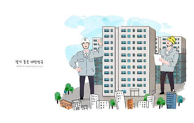 전신 PSD 구름 남자 건축 일러스트 부동산 아파트 건설업 한국 건강 안전 성인 두명 건물 믿음 회색 안전모 점검 재개발 성인남자만 국내일러스트 자연요소 건축물 감정 산업 아시아 컬러 주택 사람 재산 헬멧 안전장비 남자만 성인만 파일형식