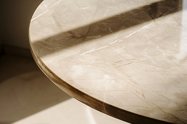 JPG 편집이미지 그림자 사람없음 햇빛 공간 대리석 감성 원형탁자 편집실사 AI포토 AI콘텐츠 컨셉 재료 탁자 태양 CG 파일형식