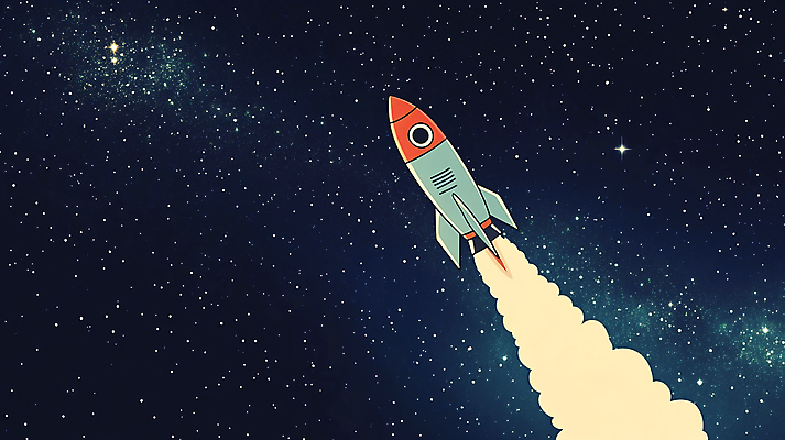 JPG 일러스트 사람없음 우주 로켓 우주선 그림 국내일러스트 AI일러스트 AI콘텐츠 파일형식