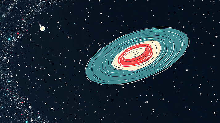 JPG 일러스트 사람없음 우주 행성 그림 은하 블랙홀 국내일러스트 AI일러스트 AI콘텐츠 파일형식