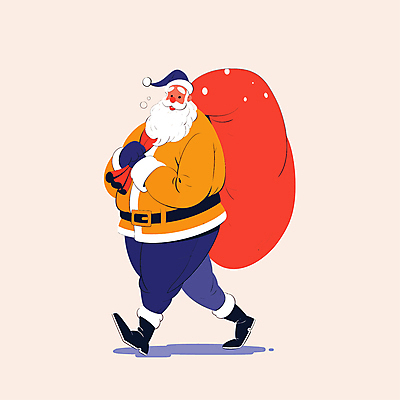 전신 노년 남자 행복 크리스마스 겨울 일러스트 산타모자 산타옷 동화 한명 미소 들기 빨간색 산타클로스 즐거움 연말 노인남자한명만 국내일러스트 AI파일 모자_잡화 1 옷 계절 기념일 감정 컬러 모션 표정 사람 성인 남자한명만 노인남자만 파일형식 벡터