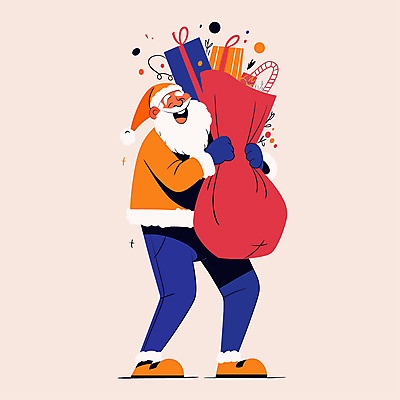 전신 노년 남자 행복 크리스마스 겨울 일러스트 산타모자 산타옷 동화 한명 미소 들기 빨간색 선물상자 산타클로스 즐거움 연말 노인남자한명만 국내일러스트 AI파일 모자_잡화 1 옷 계절 기념일 감정 컬러 모션 표정 선물 사람 성인 상자 남자한명만 노인남자만 파일형식 벡터