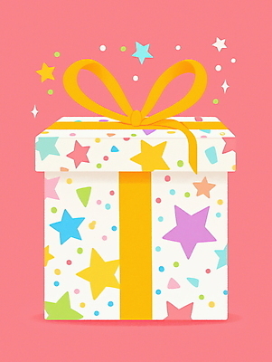 자연요소 기념일 감정 컬러 무늬 모션 선물 이벤트 상자 파일형식 AI콘텐츠 물방울무늬 리본 선물상자 기쁨 파티 생일 크리스마스 오브젝트 별 반짝임 분홍색 JPG 일러스트 사람없음 국내일러스트 AI일러스트