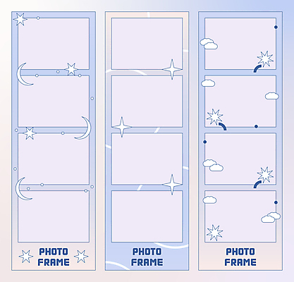 구름 일러스트 프레임 사람없음 파란색 반짝임 초승달 심플 그라데이션 꾸미기 베이지색 키치 네컷사진 국내일러스트 AI파일 자연요소 컬러 컨셉 모션 사진촬영 달 파일형식 벡터