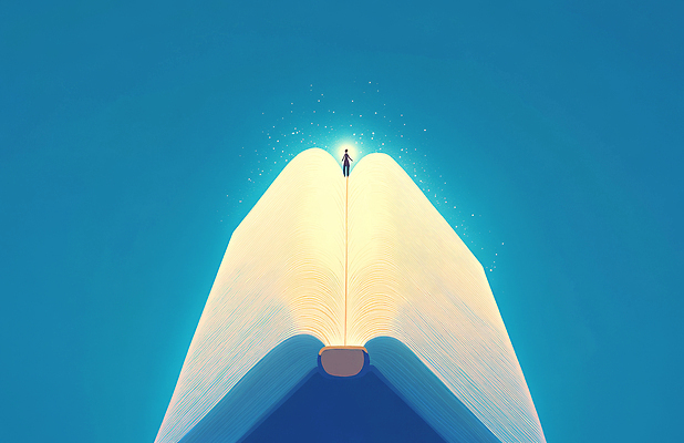 JPG 남자 실루엣 일러스트 한명 성인 책 파란색 빛 독서 상상력 창의력 환상 성인남자한명만 국내일러스트 AI일러스트 AI콘텐츠 1 컬러 컨셉 촬영기법 사람 남자한명만 성인남자만 파일형식