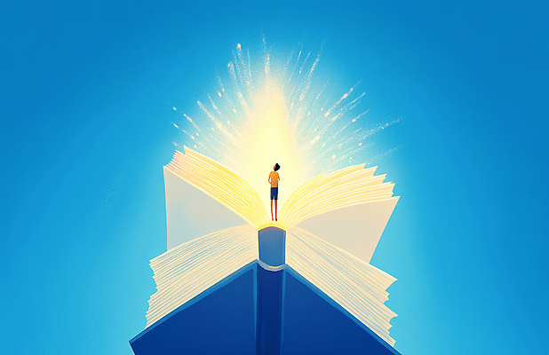 JPG 남자 일러스트 한명 성인 책 파란색 빛 독서 교양 상상력 창의력 환상 성인남자한명만 국내일러스트 AI일러스트 AI콘텐츠 1 컬러 컨셉 사람 남자한명만 성인남자만 파일형식