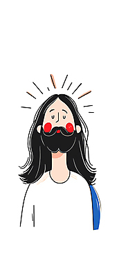 긴머리 남자 기독교 일러스트 수염 한명 상반신 성인 예수 손그림 성인남자한명만 국내일러스트 AI파일 1 헤어스타일 종교 사람 신_종교 남자한명만 성인남자만 파일형식 벡터