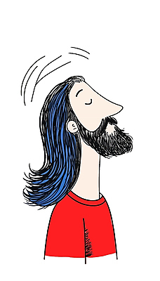 긴머리 남자 기독교 일러스트 수염 한명 상반신 성인 예수 손그림 성인남자한명만 국내일러스트 AI파일 1 헤어스타일 종교 사람 신_종교 남자한명만 성인남자만 파일형식 벡터