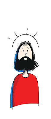 긴머리 남자 기독교 일러스트 수염 한명 상반신 성인 예수 손그림 성인남자한명만 국내일러스트 AI파일 1 헤어스타일 종교 사람 신_종교 남자한명만 성인남자만 파일형식 벡터