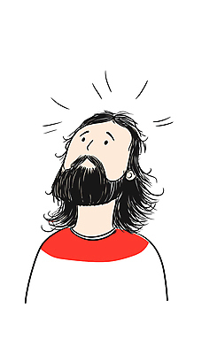 긴머리 남자 기독교 일러스트 수염 한명 상반신 성인 예수 손그림 성인남자한명만 국내일러스트 AI파일 1 헤어스타일 종교 사람 신_종교 남자한명만 성인남자만 파일형식 벡터