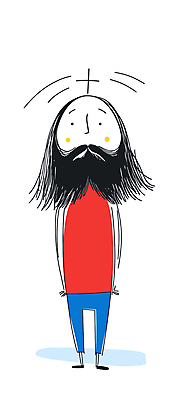 전신 긴머리 남자 기독교 일러스트 수염 한명 성인 예수 손그림 성인남자한명만 국내일러스트 AI파일 1 헤어스타일 종교 사람 신_종교 남자한명만 성인남자만 파일형식 벡터