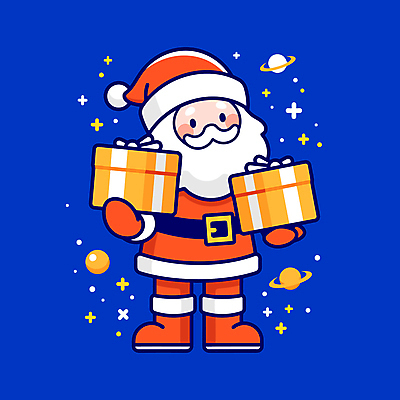 전신 노년 남자 크리스마스 겨울 일러스트 산타모자 산타옷 한명 들기 파란색 선물상자 산타클로스 우주 산타캐릭터 환상 노인남자한명만 일러캐릭터 AI파일 캐릭터 모자_잡화 1 옷 계절 기념일 컬러 컨셉 모션 선물 사람 성인 상자 남자한명만 노인남자만 파일형식 벡터
