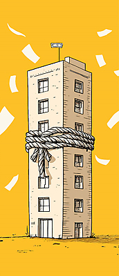 밧줄 일러스트 창문 사람없음 건물 노란색 묶기 구속 문서 압박 흩날리기 국내일러스트 AI파일 건축물 줄 컬러 컨셉 모션 파일형식 벡터