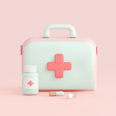 PSD 분홍색 의학 사람없음 3D아이콘 알약 3D 구급상자 약병 응급치료 편집3D 아이콘 컬러 치료 약 의료용품 디지털합성 병_담는 파일형식