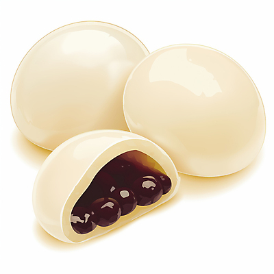 JPG 겨울 일러스트 단면 디저트 사람없음 팥 호빵 국내일러스트 AI일러스트 AI콘텐츠 계절 음식 빵 파일형식