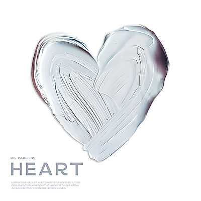 PSD 편집이미지 하늘색 페인팅 사랑 사람없음 페인트 물감 화장품 하트 질감 유화 편집소스 이미지편집 편집실사 모양 감정 미술 파란색 뷰티 미술도구 CG 파일형식