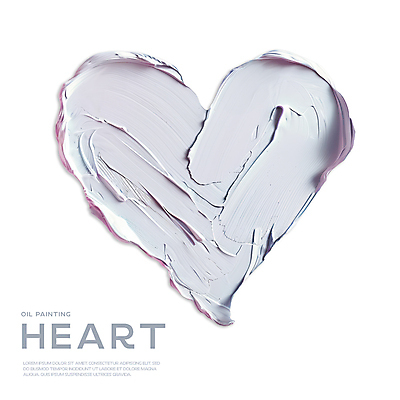 PSD 편집이미지 하늘색 페인팅 사랑 사람없음 페인트 물감 화장품 하트 질감 유화 편집소스 이미지편집 편집실사 모양 감정 미술 파란색 뷰티 미술도구 CG 파일형식