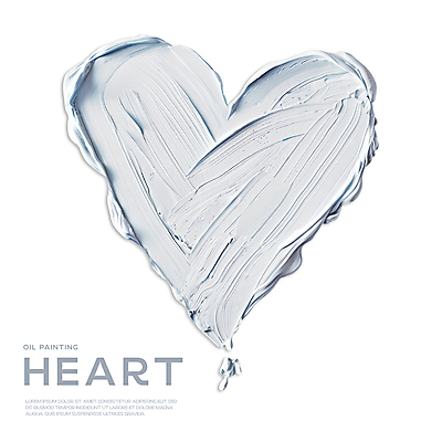 PSD 편집이미지 하늘색 페인팅 사랑 사람없음 페인트 물감 화장품 하트 질감 유화 편집소스 이미지편집 편집실사 모양 감정 미술 파란색 뷰티 미술도구 CG 파일형식
