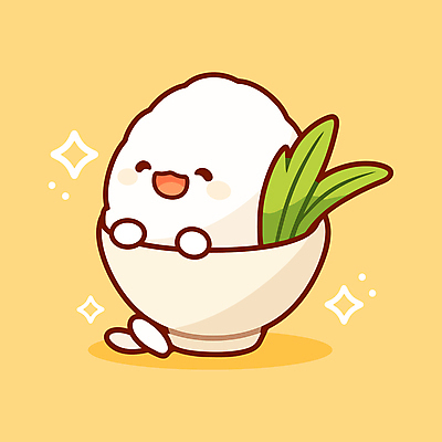 행복 일러스트 웃음 사람없음 농작물 노란색 귀여움 벼 쌀 밥그릇 낱알 일러캐릭터 AI파일 캐릭터 그릇 감정 컬러 컨셉 농업 곡류 표정 파일형식 벡터