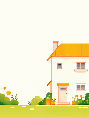 JPG 꽃 화분 일러스트 수채화 사람없음 정원 주황색 봄 유치원 화단 국내일러스트 AI일러스트 AI콘텐츠 식물 계절 교육 컬러 파일형식