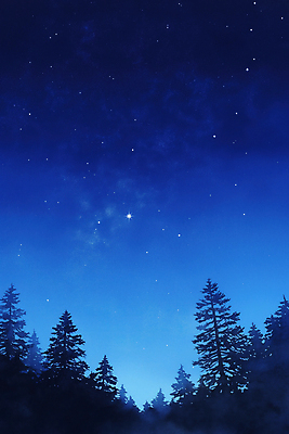 JPG 나무 백그라운드 겨울 야경 일러스트 자연 밤하늘 수채화 산 사람없음 파란색 고요 숲 은하수 국내일러스트 AI일러스트 AI콘텐츠 식물 계절 컬러 하늘 야간 생태계 파일형식 풍경_경치