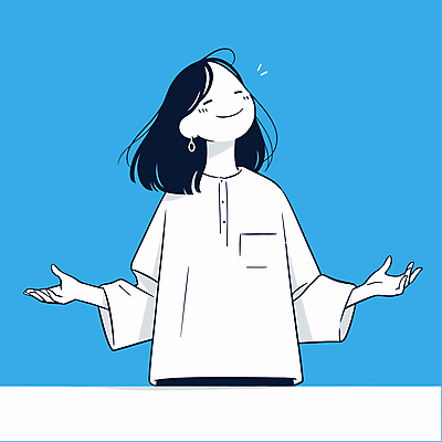 전신 여자 행복 일러스트 팔벌리기 한명 미소 웃음 성인 파란색 귀걸이 기쁨 즐거움 모던 심플 성인여자한명만 국내일러스트 AI파일 1 감정 컬러 장신구 모션 표정 사람 여자한명만 성인여자만 파일형식 벡터