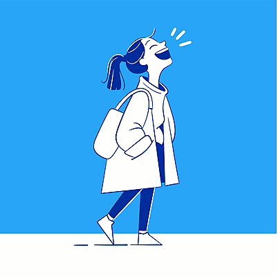 전신 여자 행복 가방 일러스트 한명 미소 웃음 성인 파란색 기쁨 즐거움 모던 주머니손 심플 성인여자한명만 국내일러스트 AI파일 1 잡화 감정 컬러 모션 표정 사람 여자한명만 성인여자만 파일형식 벡터