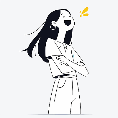 전신 여자 행복 일러스트 한명 미소 웃음 성인 노란색 팔짱 귀걸이 기쁨 즐거움 모던 심플 성인여자한명만 국내일러스트 AI파일 1 감정 컬러 장신구 모션 표정 사람 여자한명만 성인여자만 파일형식 벡터