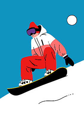 JPG 전신 구름 모자 겨울 일러스트 하늘 레저 고글 한명 풍경 성인 파란색 설원 활발 기쁨 에너지 탐험 스노우보드 즐거움 스키복 성인한명만 설산 국내일러스트 AI일러스트 AI콘텐츠 자연요소 1 잡화 옷 계절 감정 컬러 컨셉 스키 산 눈_날씨 사람 보드_스포츠 성인만 파일형식