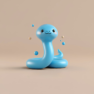 JPG 편집이미지 상징 새해 3D캐릭터 미소 사람없음 파란색 귀여움 뱀띠 뱀 엘리먼트 청사 을사년 편집3D 푸른뱀 푸른뱀캐릭터 AI컴퓨터그래픽 AI콘텐츠 캐릭터 컬러 컨셉 파충류 표정 3D 십이지신 뱀캐릭터 파일형식 2025년