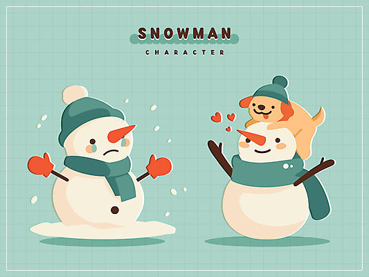 모자 계절 장갑 크리스마스 겨울 일러스트 눈사람 사람없음 귀여움 목도리 눈 강아지 울음 눈물 민트색 엘리먼트 일러캐릭터 AI파일 자연요소 캐릭터 잡화 기념일 감정 컬러 컨셉 날씨 표정 반려동물 개 파일형식 벡터