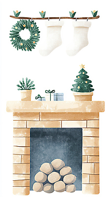 JPG 화분 화초 크리스마스장식 크리스마스 겨울 일러스트 사람없음 장식 선물상자 인테리어 크리스마스트리 분위기 장작 벽난로 크리스마스양말 꾸미기 리스장식 국내일러스트 AI일러스트 AI콘텐츠 식물 디자인 계절 기념일 컨셉 양말 선물 상자 파일형식