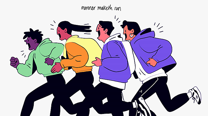 전신 여자 남자 스포츠 유니폼 일러스트 협력 건강 경기 여러명 성인 달리기 경쟁 다양 에너지 그룹 속도 활기 매너 성인만 국내일러스트 AI파일 옷 다수 컨셉 모션 사람 예절 파일형식 벡터