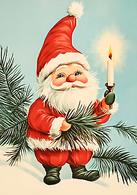 JPG 전신 할아버지 노년 남자 크리스마스 일러스트 촛불 수채화 한명 들기 산타클로스 눈 빈티지 솔잎 난쟁이 노인남자한명만 국내일러스트 AI일러스트 AI콘텐츠 카드프레임 자연요소 1 기념일 컨셉 잎 초 모션 날씨 프레임 사람 성인 남자한명만 노인남자만 파일형식