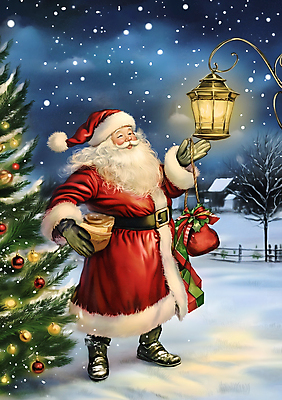 자연요소 1 공공시설 기념일 노년 남자 컨셉 크리스마스장식 크리스마스 날씨 프레임 선물 사람 성인 상자 남자한명만 노인남자만 파일형식 AI콘텐츠 크리스마스트리 오너먼트 보따리 수채화 카드프레임 전신 산타클로스 눈 선물상자 가로등 JPG 일러스트 국내일러스트 할아버지 한명 노인남자한명만 빈티지 AI일러스트