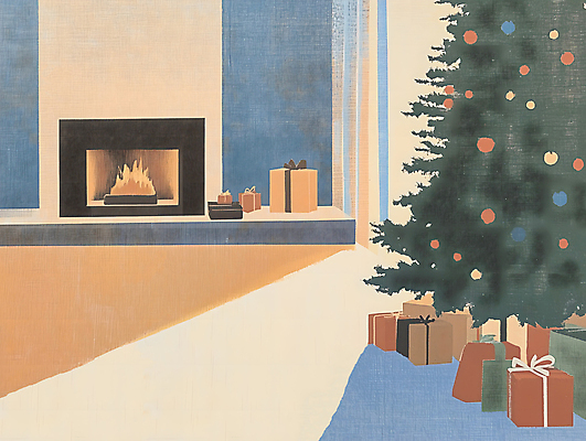 계절 기념일 컬러 크리스마스장식 크리스마스 선물 내부 상자 난방기 파일형식 AI콘텐츠 오너먼트 크리스마스트리 벽난로 겨울 사람없음 난로 실내 컬러풀 JPG 일러스트 국내일러스트 선물상자 크리스마스선물 AI일러스트