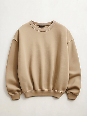 JPG 편집이미지 티셔츠 누끼 사람없음 베이지색 목업 편집실사 AI포토 AI콘텐츠 컬러 셔츠 CG 파일형식