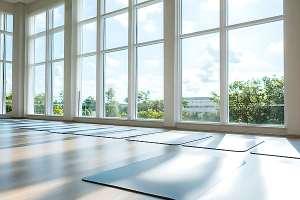 JPG 나무 편집이미지 하늘색 요가 창문 하늘 실내 사람없음 햇빛 스트레칭 매트 체조 활기 맨손운동 편집실사 AI포토 AI콘텐츠 식물 웰빙 컨셉 내부 파란색 운동 태양 CG 파일형식