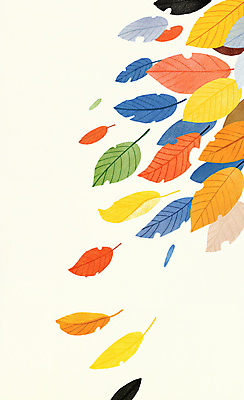 JPG 단풍 낙엽 일러스트 나뭇잎 사람없음 흩날리기 국내일러스트 AI일러스트 AI콘텐츠 잎 모션 파일형식